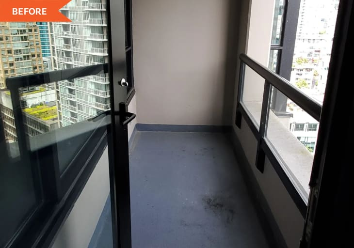 Pred a po: Obnova pod 200 USD pre nájomníkov premení holý balkón na radostný hangout