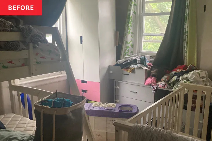 Преди и след: Нежната детска спалня получава огромна доза цвят и индивидуалност