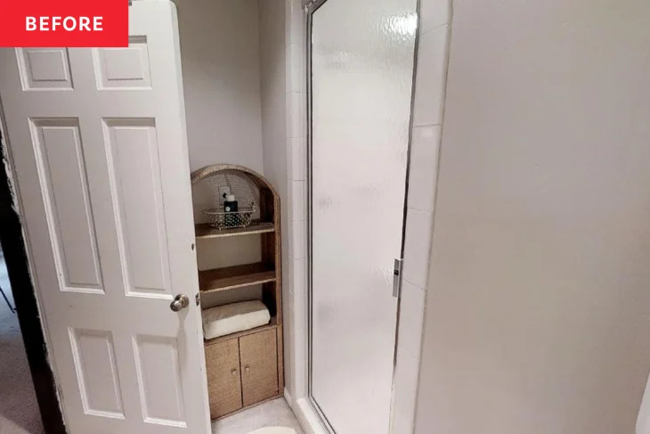 Ennen ja jälkeen: 2 000 dollarin uusinta muuttaa epäkäytännöllisen kylpyhuoneen unelmien pesuhuoneeksi