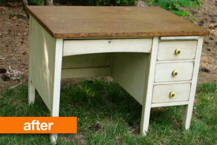 Before & After: Old-School Desk gets a Makeover