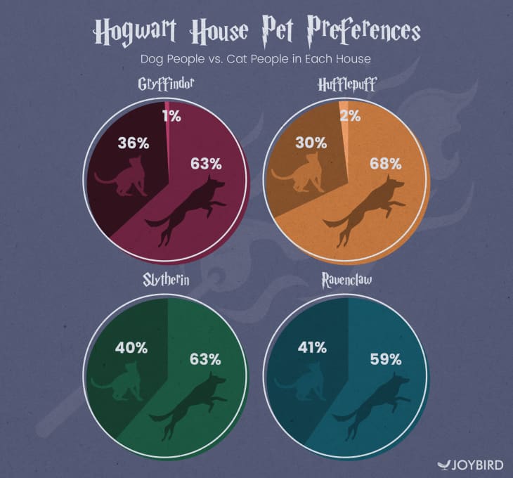 Ali ste pri mački ali psu? Vaša hiša Hogwarts bi lahko razkrila resnico