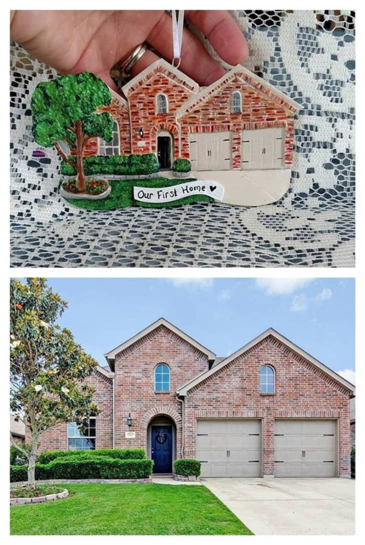 Този художник може да направи персонализиран орнамент, който прилича точно на вашата къща