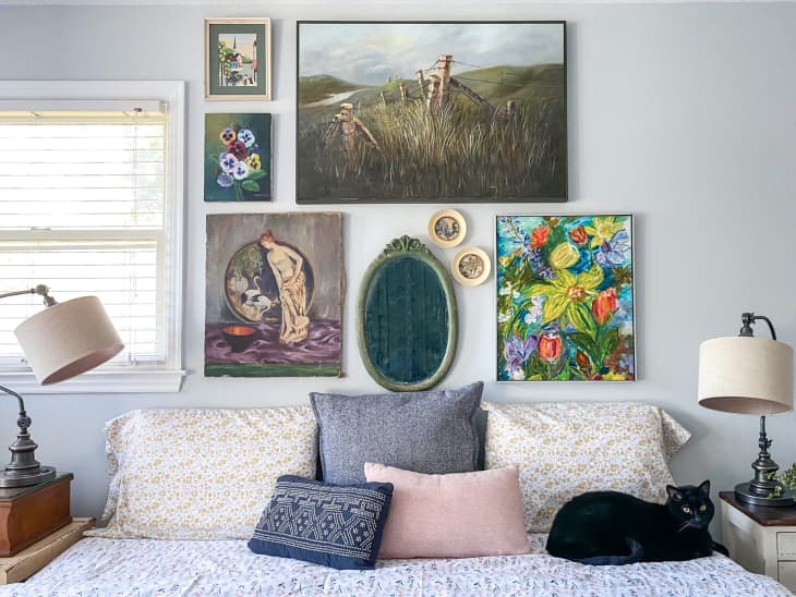 4 maneres en què he decorat la meva llar amb pintures originals amb un pressupost