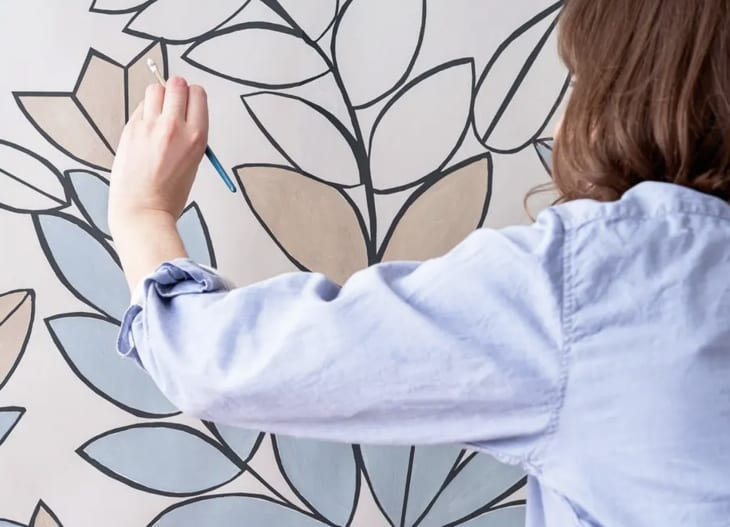 Denne Paint-It-Yourself Mindful-tapeten vil hjelpe deg å slappe av