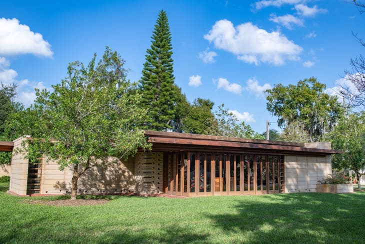   El Frank Lloyd Wright Usonian Faculty House al campus de Florida Southern College