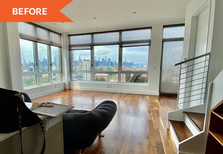 Se hvordan en hjemmescene maksimerte utsikten i denne leiligheten i Brooklyn