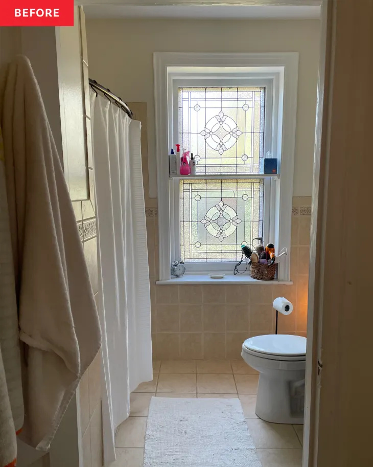 Ennen ja jälkeen: Suunnittelija modernisoi kylpyhuoneensa riisumatta sen alkuperäistä viehätysvoimaa