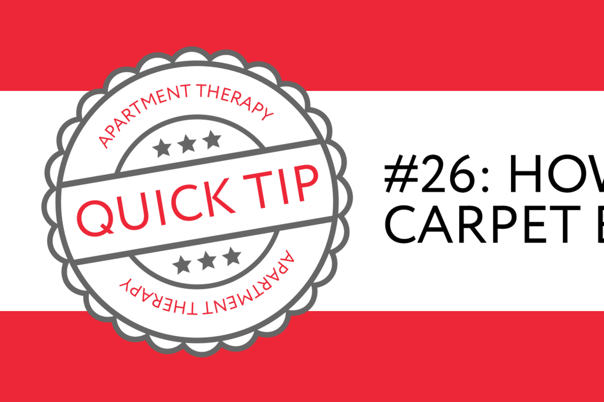 Brzi savjet #26: Kako popraviti oznake opeklina tepiha