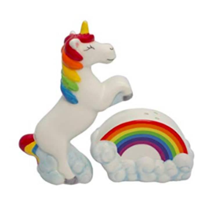 Obrázok produktu: Set Streamline Rainbow Unicorn Ceramic Salt & Pepper Shaker Set