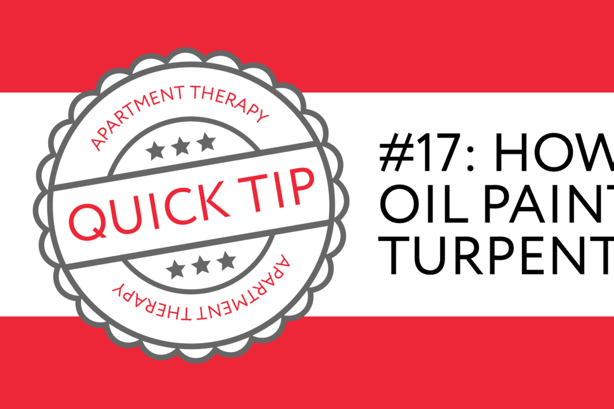 द्रुत टीप #17: टर्पेन्टाईनशिवाय तेल पेंट कसे स्वच्छ करावे