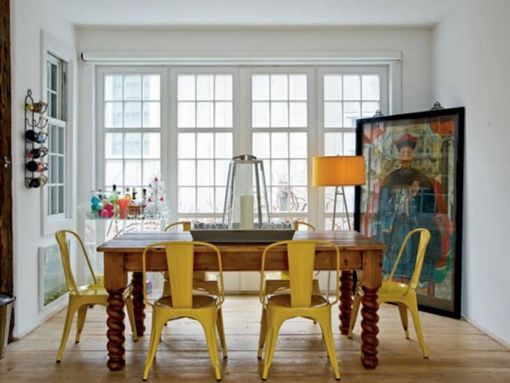 Look We Love: Perinteinen pöytä + modernit tuolit