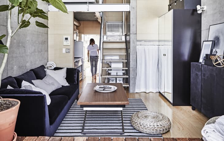 Idees intel·ligents per a espais reduïts des d’un apartament de 269 peus quadrats, molt funcional