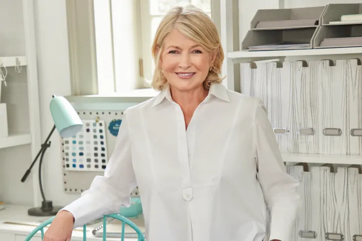 Martha Stewart lanserte en linje med kontormøbler i favorittbutikkene dine