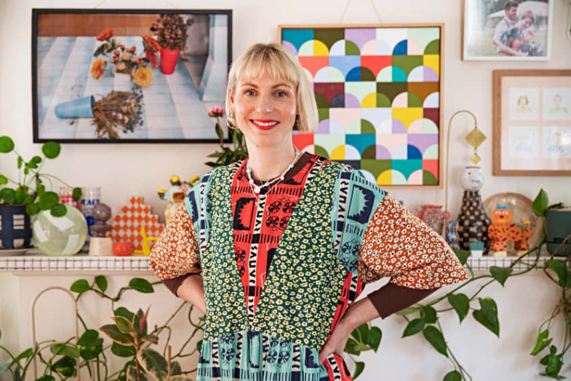 La casa australiana d'aquest dissenyador és 'colorida, alegre i desordenada (però en bona manera!)'